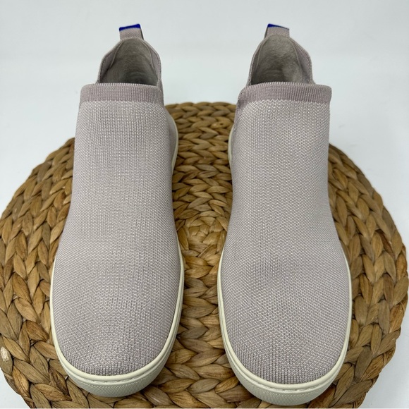 ROTHY'S The Chelsea Lilac Sand Grey Ankle Bootie Sneakers Size 10 - Picture 7 of 10